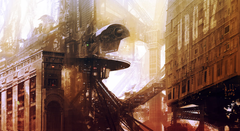 Illustration for article titled Uncharted's Art Director Can Also Draw Cool Spaceships